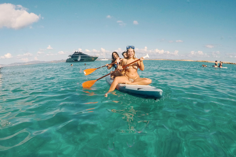 Ibiza: Formentera Boat Trip with Food, Drinks, & Bike Tour All- Inclusive Boat&Bike Tour in Formentera I Origin Edition