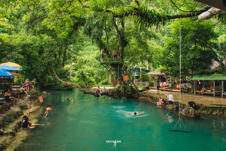 Vang Vieng: Namxay Viewpoint, Blue Lagoon 1 & Phoukham Cave