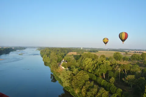 Voo de balão de ar quente: Voo sobre Sologne e castelos