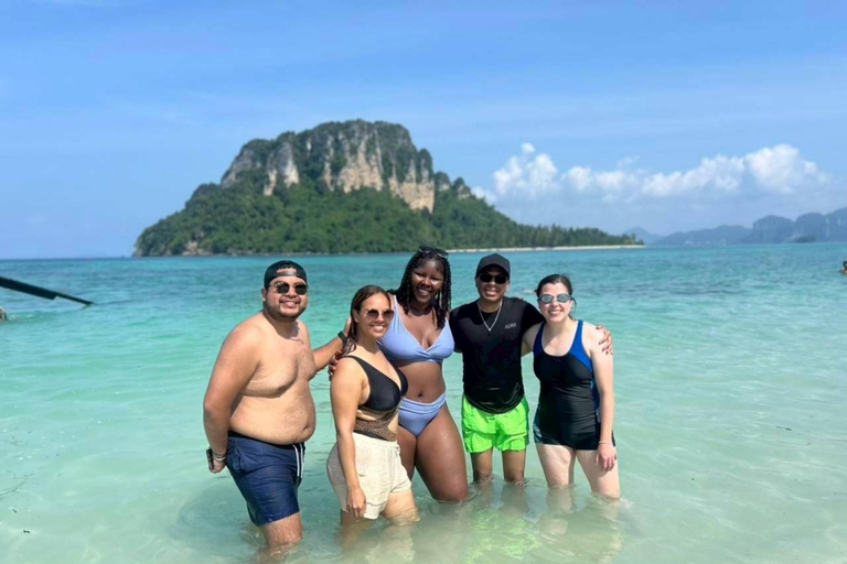 Krabi: Private 4 Islands Longtail Tour with Hotel Pick-up Private 4 Islands Sunset Tour with Dinner (Afternoon)