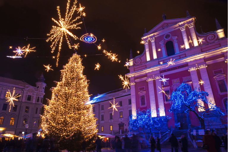 从里雅斯特出发：卢布尔雅那和圣诞魔法 - 导游陪同的巴士之旅