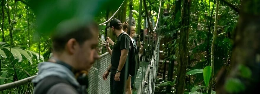 Puerto Limón : aventure en tyrolienne et Skywalk dans la forêt