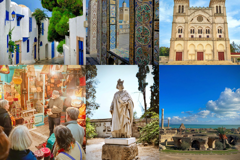 Tunis: Medina, Carthage, & Sidi Bou Said Private Tour Pick-up From: Tunis / La Goulette Port / Hammamet