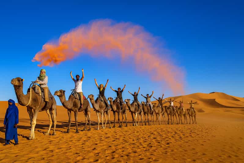 Depuis Marrakech : excursion privée de 3 jours à Merzouga et camp de luxe - bivouac
