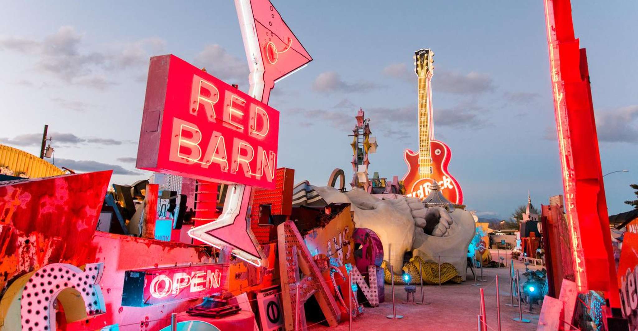 Las Vegas: Neon Museum Night Experience & Open-Top Bus Tour