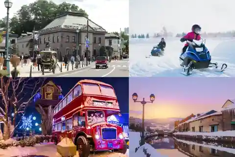 Sapporo: Bibai Snowland, Otaru & Shiroi Koibito Park Trip