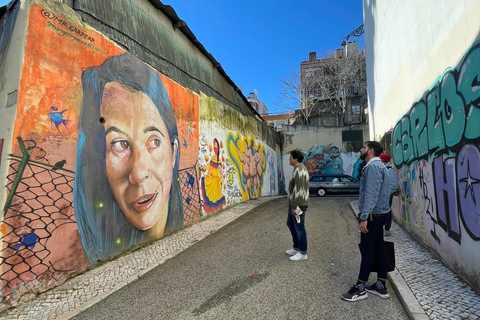 Lisbona: Tour a piedi dell&#039;arte di strada KickstartLisbona: tour a piedi di Kickstart Street Art