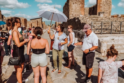 Pompeje: bilet wstępu i wycieczka z przewodnikiem z archeologiemWycieczka w j. hiszpańskim