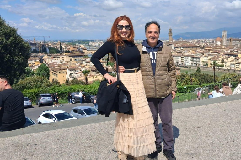 Florence: Private Guided Golf Cart Tour Senza Piazzale Michelangelo. Tour 1 ora.