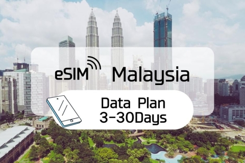 Malasia: Plan de datos de itinerancia eSim (0,5-2 GB/día)Diario 2GB /14 Días