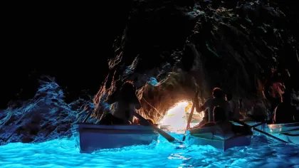 Capri: 3-stündige private Bootstour mit Besuch der Blauen Grotte