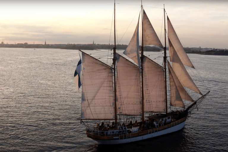 Helsinki Archipelago Sailing on a Traditional big Schooner