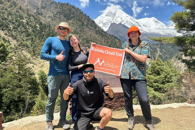 Från Katmandu: 13 dagars Manaslu Circuit Trek med guide