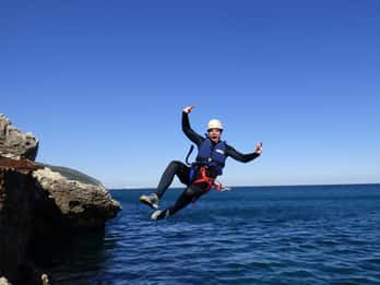 Portinho da Arrábida : Tour en bateau de coasteering