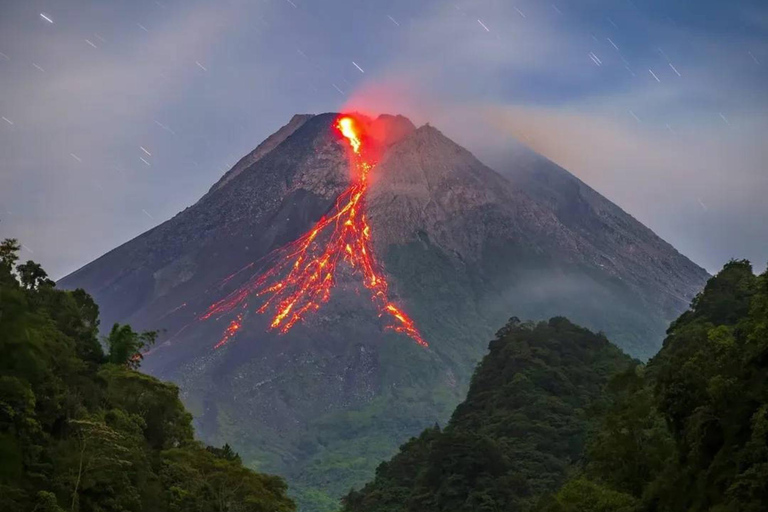 Merapi Sunrise & Lava Viewpoint Hiking Tour Private Tour Merapi Lava Flow viewpoint from Arum sari