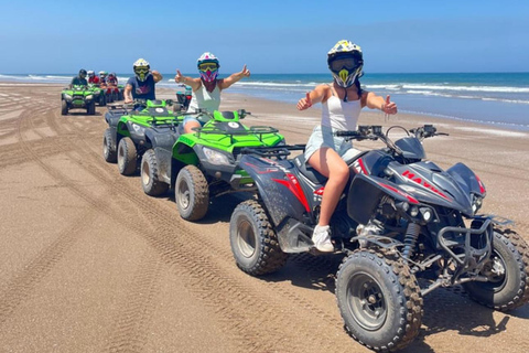 Agadir: Quad Bike Desert & beach tour with Sandboarding Single quad ride (1person per quad)