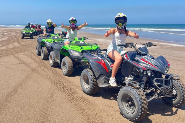 Agadir: Quad Bike Desert & beach tour with Sandboarding Single quad ride (1person per quad)