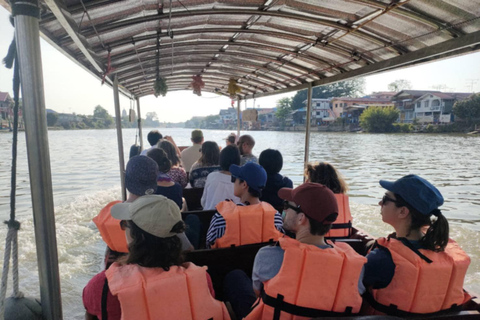 Ayutthaya Island Boat Experience with 3 Temple Stops