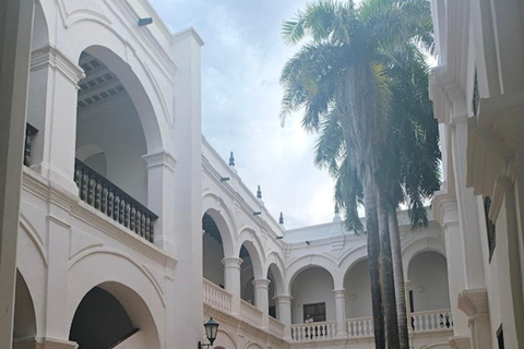 Cartagena:Entrance the Palace of the Inquisition + transport