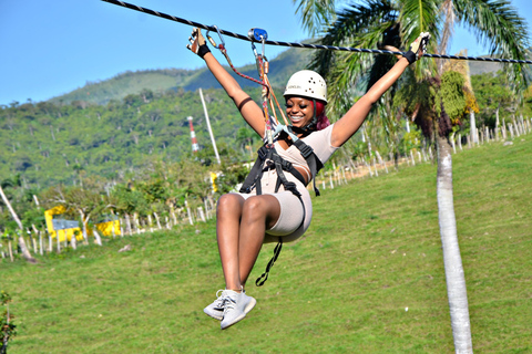 Punta cana: excursão de zipline