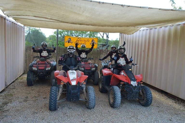 Depuis Albufeira : Paderne Adventure Quad Ride3 heures d&#039;aventure en quad (2 personnes par quad)