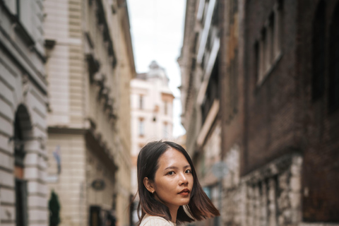 Foto di strada nelle vie più belle di Budapest