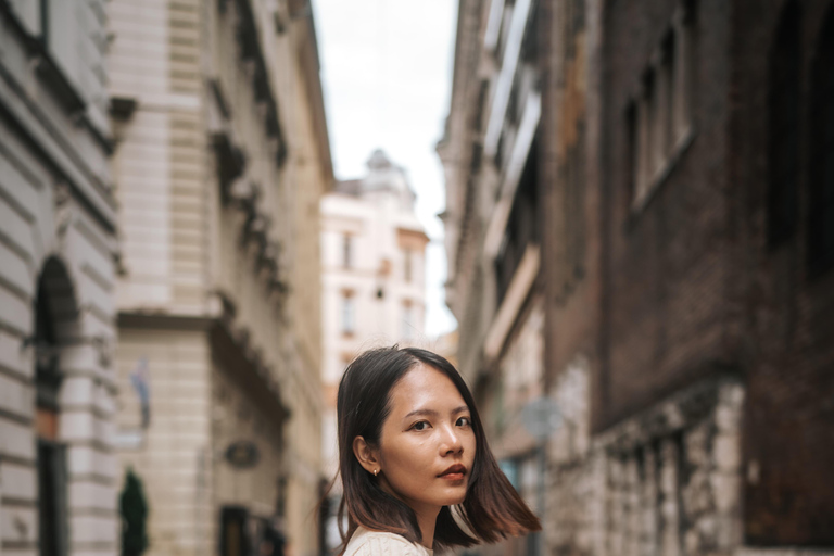 Foto di strada nelle vie più belle di Budapest