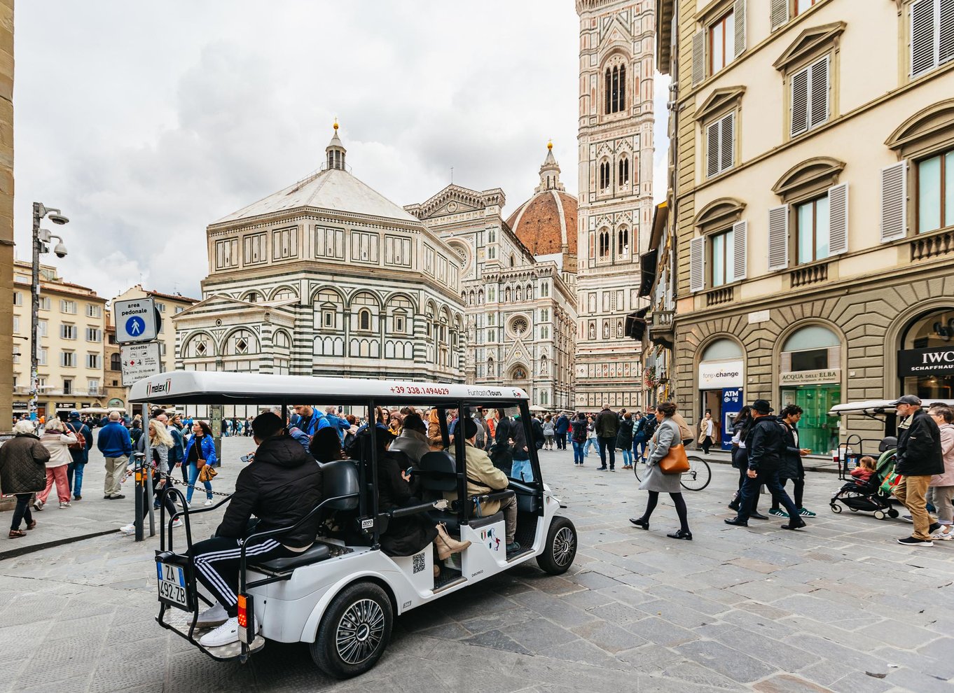 Firenze: Udflugt med golfvogn i den gamle bydel