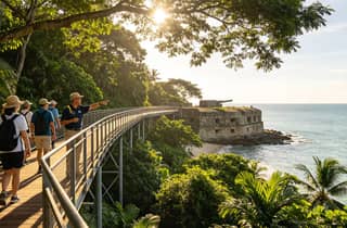 Sentosa Island: Vom britischen Fort zum tropischen Paradies