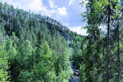 Rovaniemi to Ruka Roller Coaster & Korouoma Canyon Waterfall