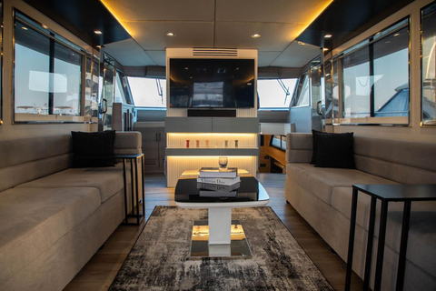 Private Yacht Experience at Sea with Soft Drinks & Juices Experience Burj Al Arab from the Sea. 2hr Private Yacht Tour