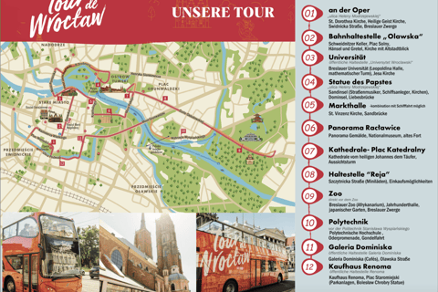 Tour de Wroclaw (Hop on Hop off Carbio Bus Tour)