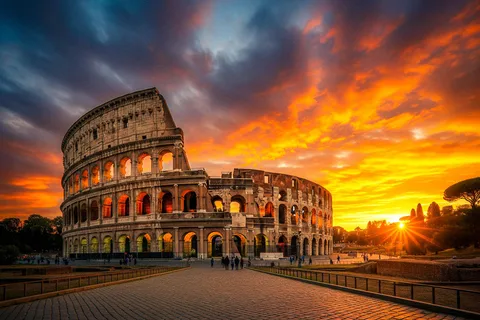Colosseum Arena Twilight Tour & Imperial Forum Visit