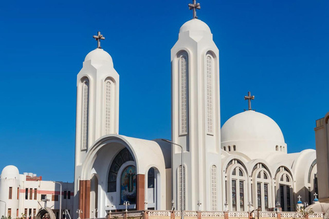 Hurghada: City Tour & Bazaar with Optional Sand Museum Visit Group Sightseeing and Shopping Tour