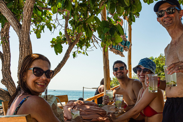 Heldag på stranden Isla Encantada