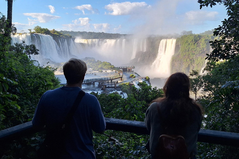 Excursión privada de un día a ambos lados de las cataratas