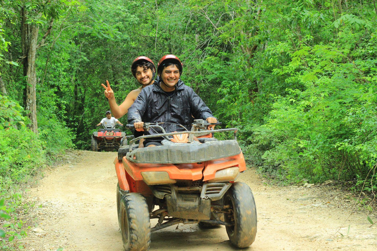 Playa del Carmen: Wycieczka ATV, Zipline i Cenote Adventure Tour