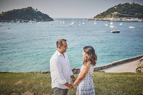 Professionele fotoshoot tijdens een bezoek aan San SebastiánProfessionele fotoshoot in San Sebastián (Pivate tour)