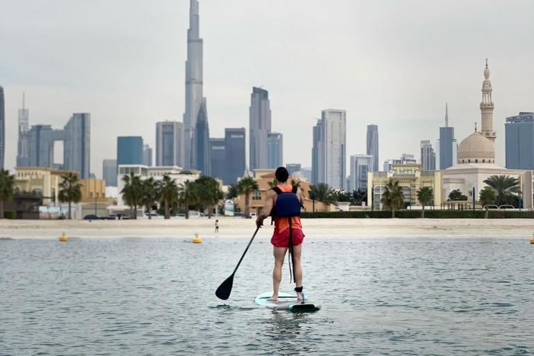 Dubaj: wiosłowanie na stojąco z widokiem na Burdż Chalifa