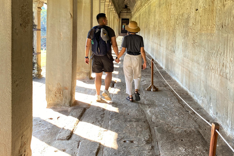 Siem Reap – pół dnia: Angkor Wat i Ta Prohm – godziny poza sezonem turystycznymSkup się tylko na Angkor Wat o złotych godzinach