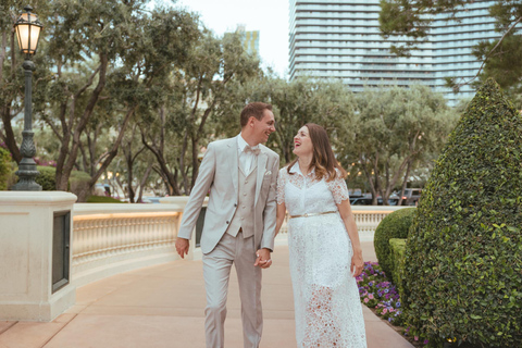 Las Vegas : séance photo dans une chapelle de mariage90 minutes + 45 photos à 2 endroits
