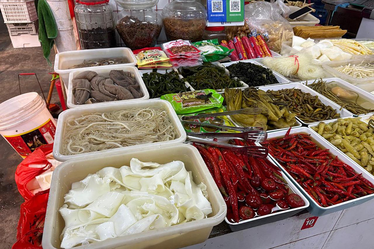Zhangjiajie: Hunan Cuisine Cooking Class with Market Tour Half-Day Class: 5-dishes