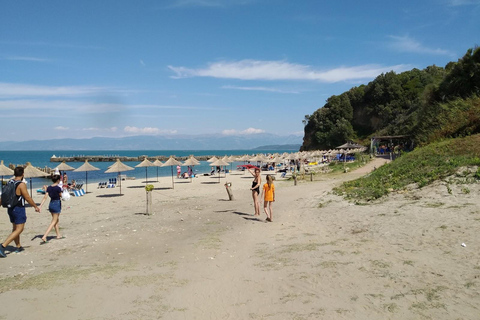 Desde Tirana/Durres/Golem: Cabo de Rodón con cata de vinosTour privado desde Tirana o Durres