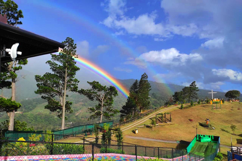 Boquete: Mountain Park with 40m Donut Slide & Volcano Views