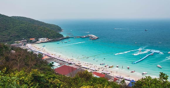 Von Bangkok aus: Pattaya Koh Larn & Sanctuary of Truth Tagestour