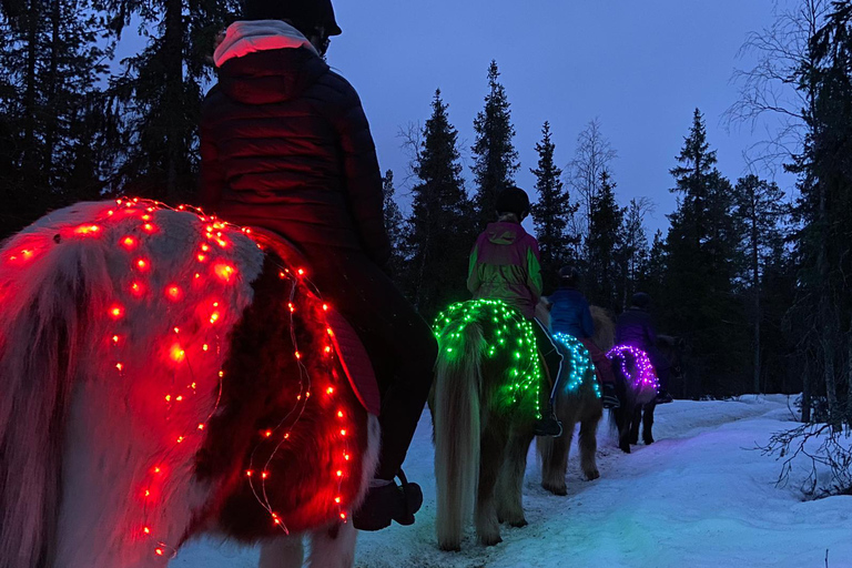 Levi: Glow Riding in the Winter Wonderland Incl. Pick Up from Levi at Design Hotel Levi