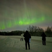 Excursion en minivan à la découverte des aurores boréales autour de Kirkenes