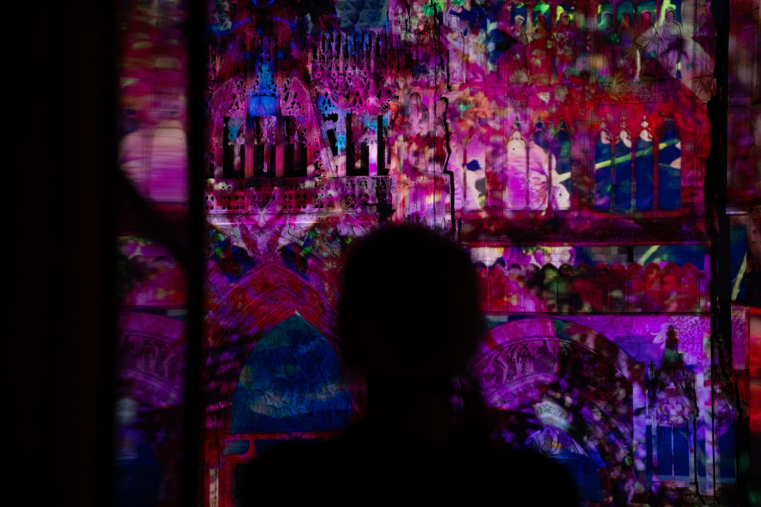 Rouen: Ton- und Lichtshow im Atelier von Claude Monet