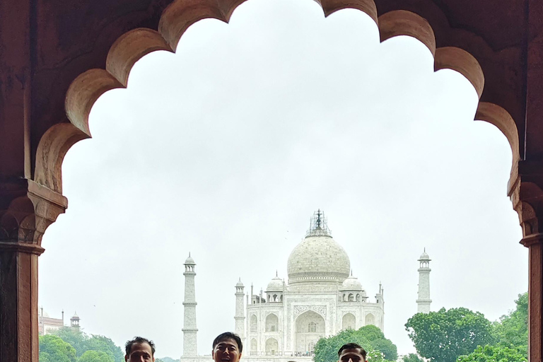 From Jaipur: Taj Mahal, Agra Fort & Baby Taj Private Tour Private Tour With Guide Driver Private Ac Car and Entry Fees