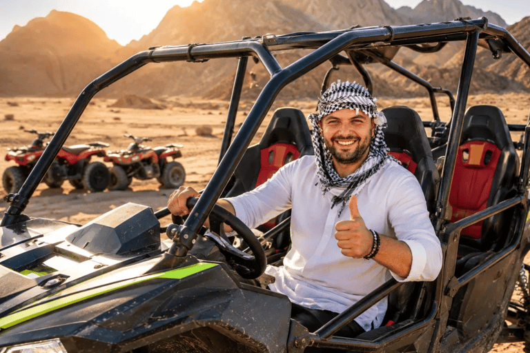 Sharm El-Sheikh: Sunrise ATV & Ras Mohammed Allah Gate Tour 2 Person ( 1 DBL QUAD ) + Allah Gates Entrance